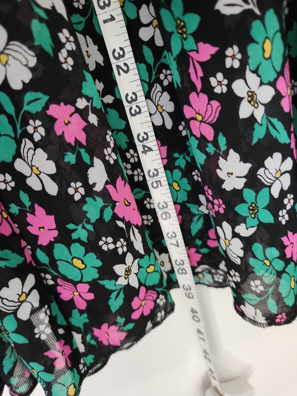 Black Floral Maxi Skirt